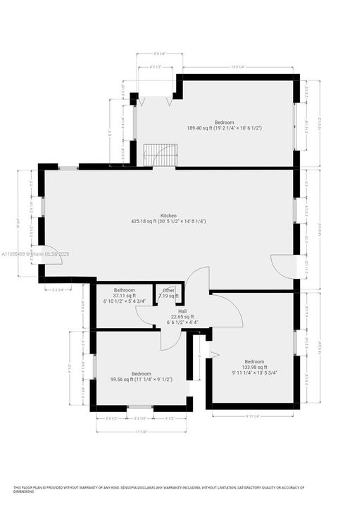 Active With Contract: $449,990 (3 beds, 1 baths, 1135 Square Feet)