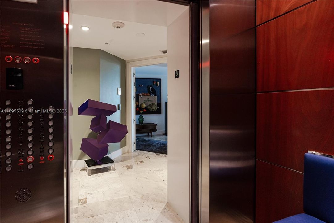 Private Elevator Entrance