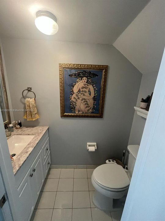 downstairs half bath