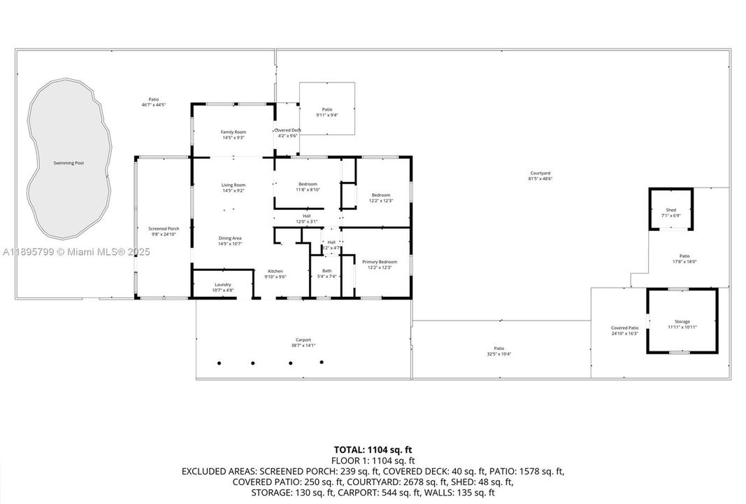 На продажу: $650,000 (3 спален, 1 ванн, 1108 Квадратных фут)