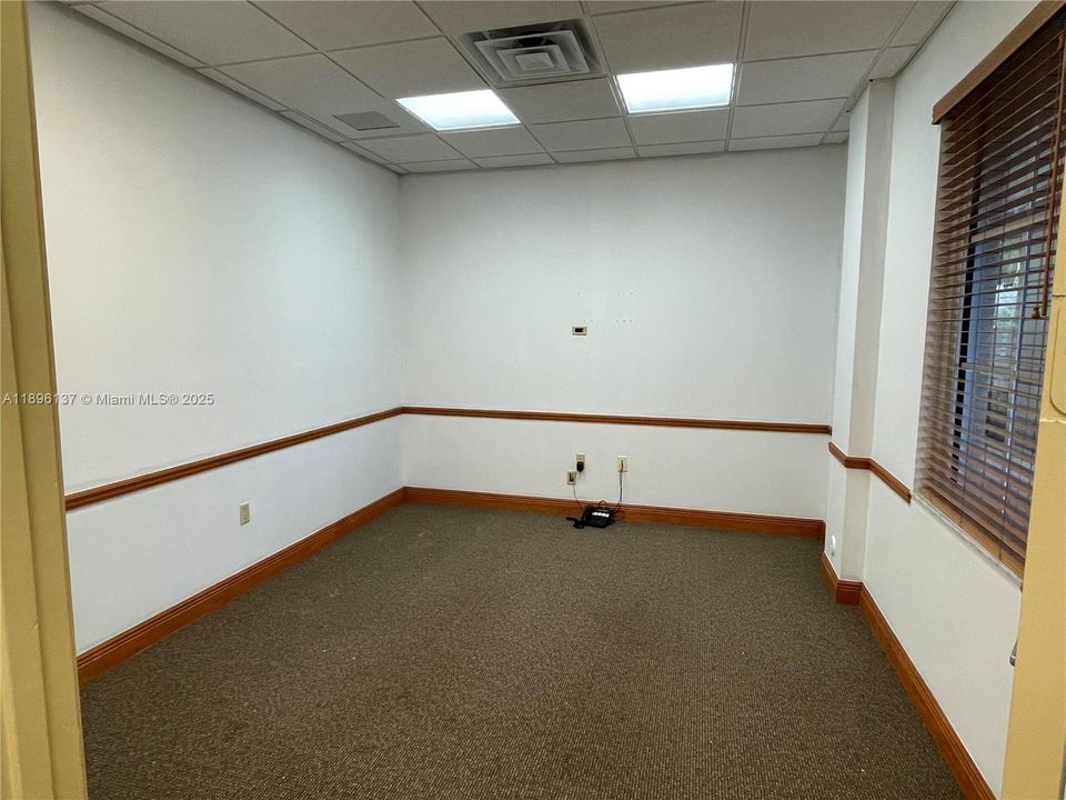 Private office #1, view from reception.