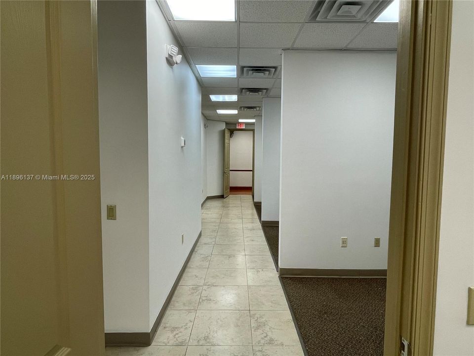 Hallway, view from Office #2