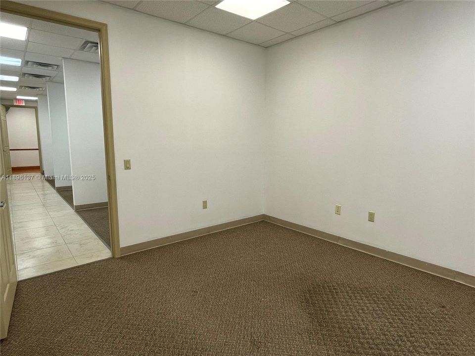 Private office #2, view to hallway