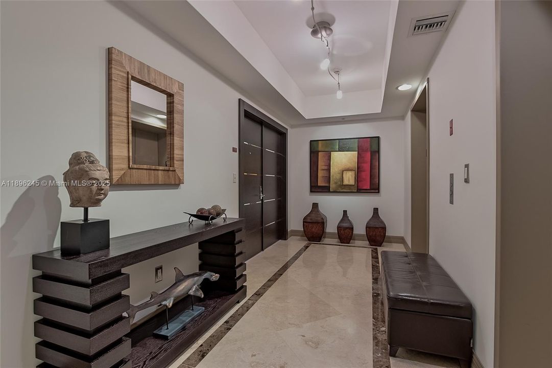 PRIVATE ELEVATOR ENTRY