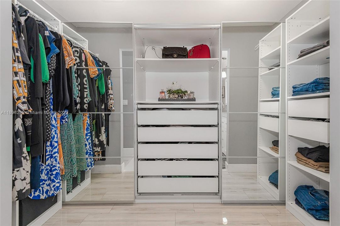 Master closet
