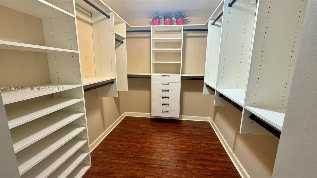 master bedroom walk-in closet