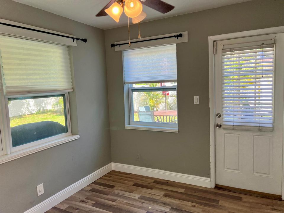 SUNROOM TO BACKYARD