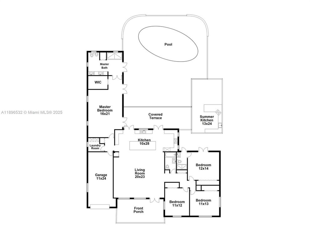 En Renta: $11,500 (4 camas, 3 baños, 2712 Pies cuadrados)