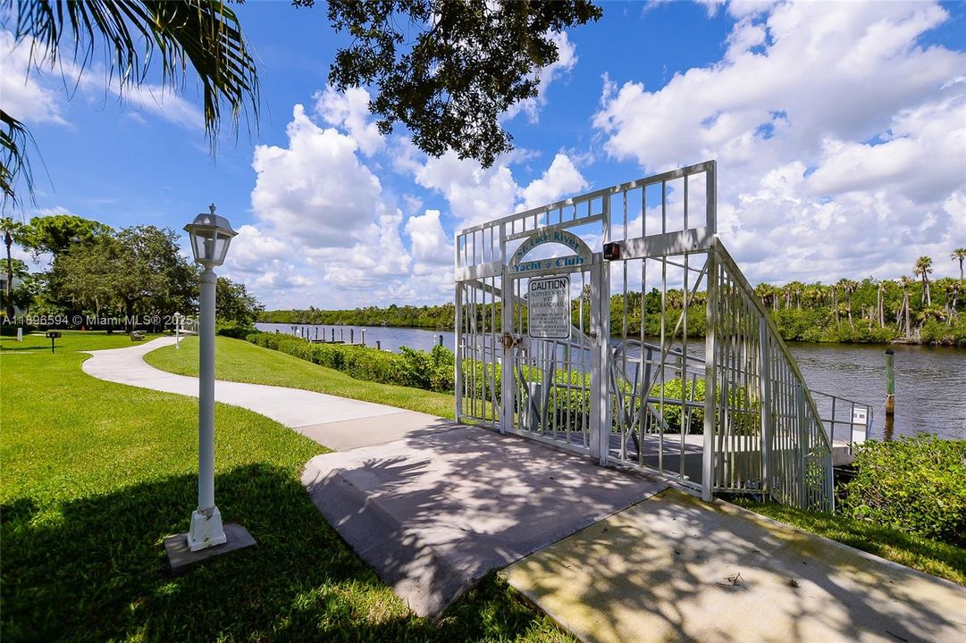 Stroll along the beautiful St. Lucie River!