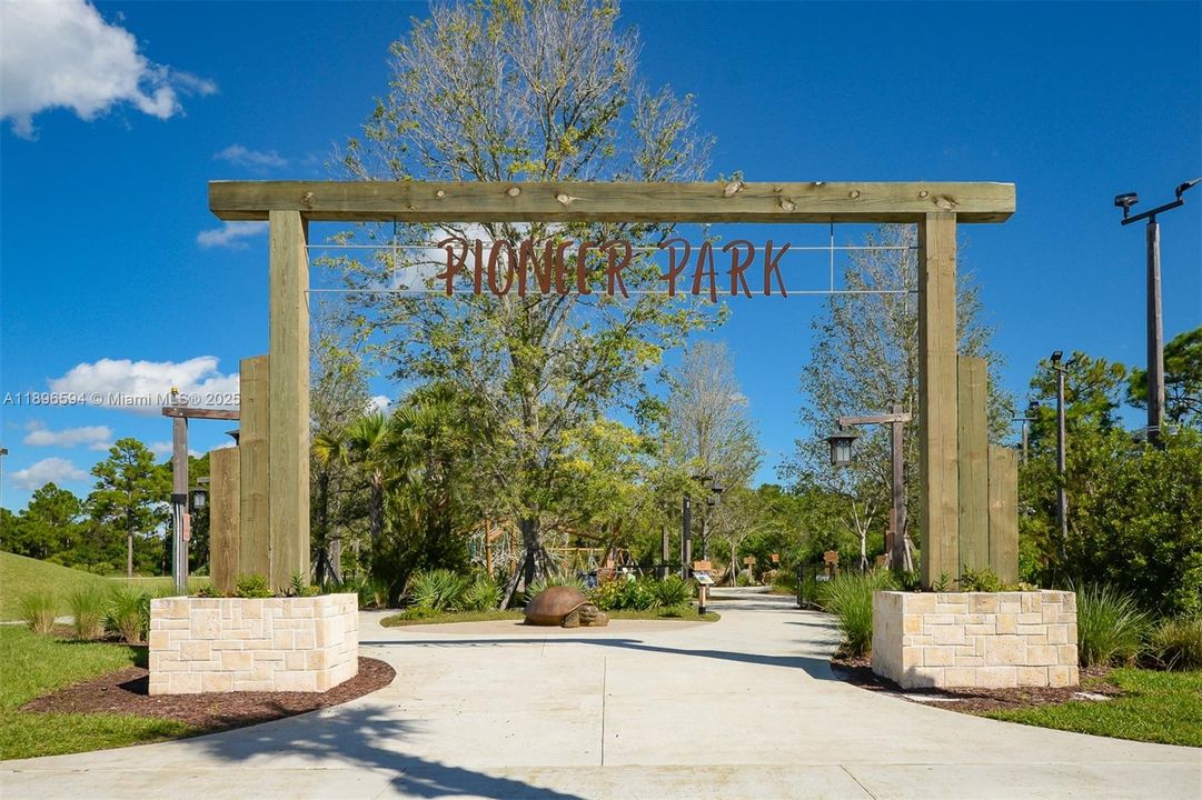 Walk to Pioneer park