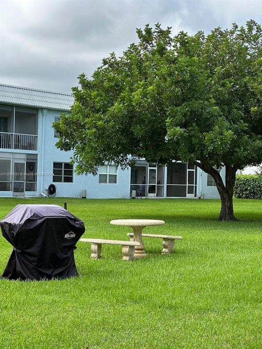 BBQ area close to the apartment