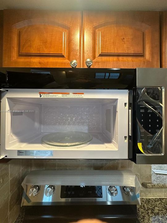 Brand new microwave
