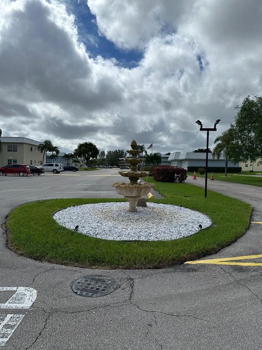 At the enternace of the community