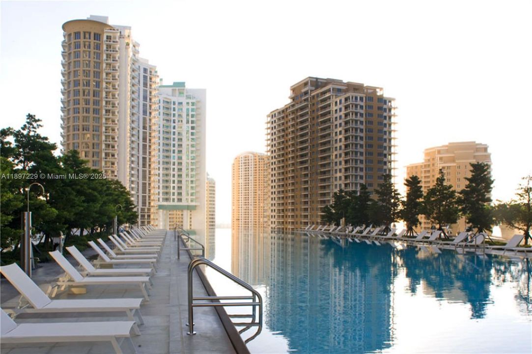 GORGEOUS POOL DECK WITH 3 POOLS, CABANA, RESORT STYLE WITH GUESTS OF THE W, SO IT'S ALWAYS A COOL VIBE!