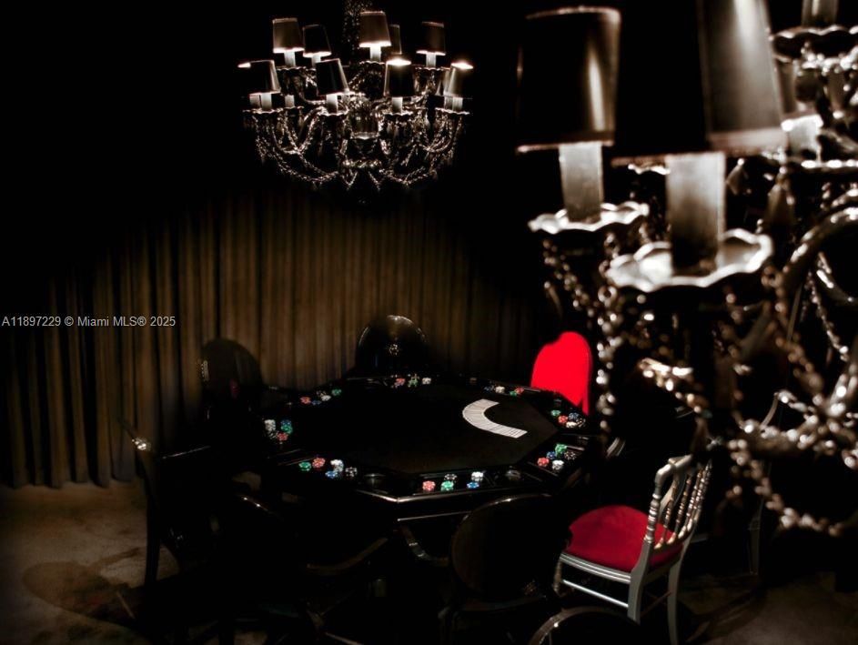 POOL TABLE, CARD ROOM, GUESTS ROOM