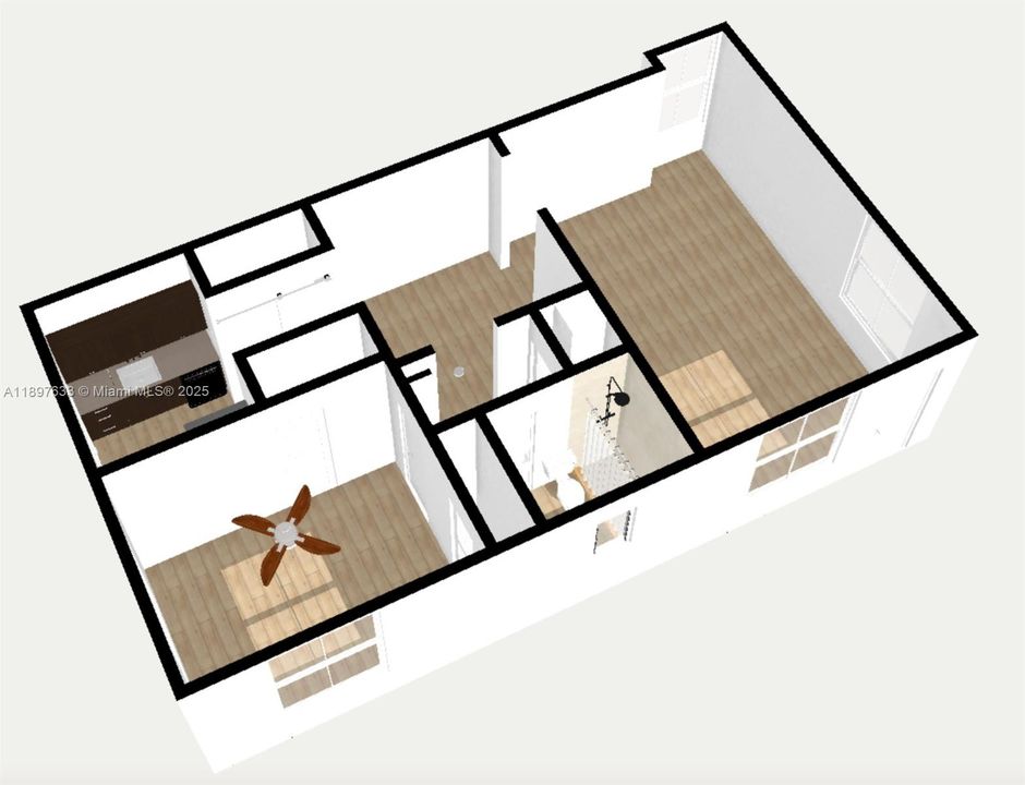 For Sale: $310,000 (1 beds, 1 baths, 740 Square Feet)