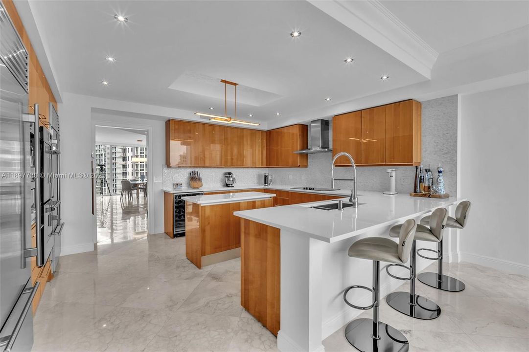 Spacious kitchen with lots of storage