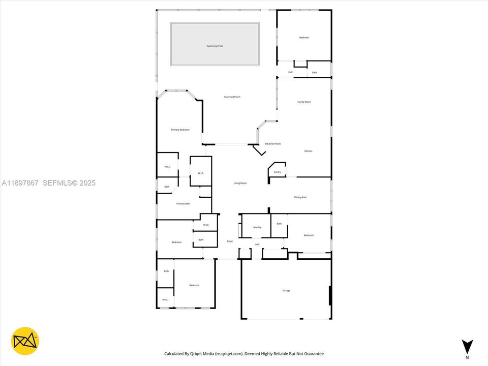 На продажу: $2,350,000 (5 спален, 5 ванн, 3968 Квадратных фут)