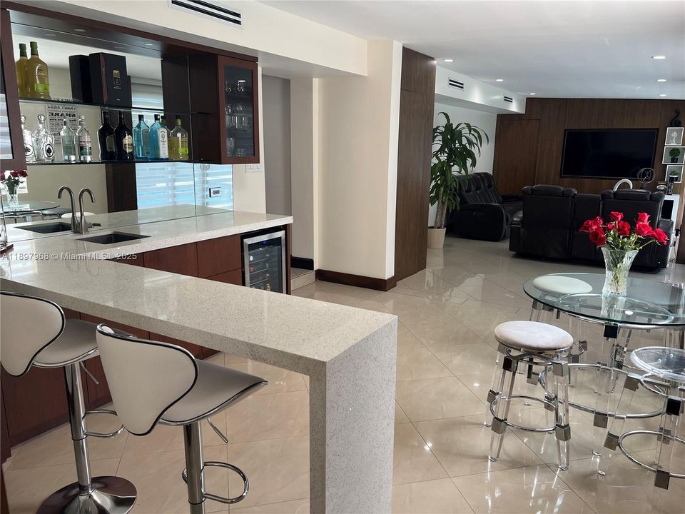 Bar in the Living Room