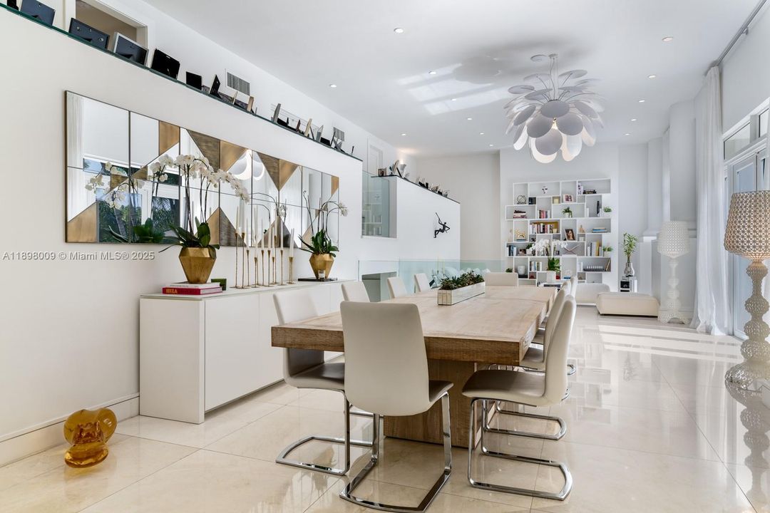 Open plan living/dining