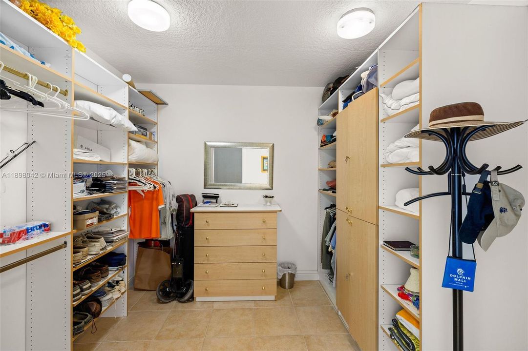 Primary Suite Walk-In Closet
