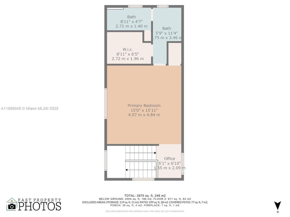 На продажу: $850,000 (4 спален, 3 ванн, 2675 Квадратных фут)