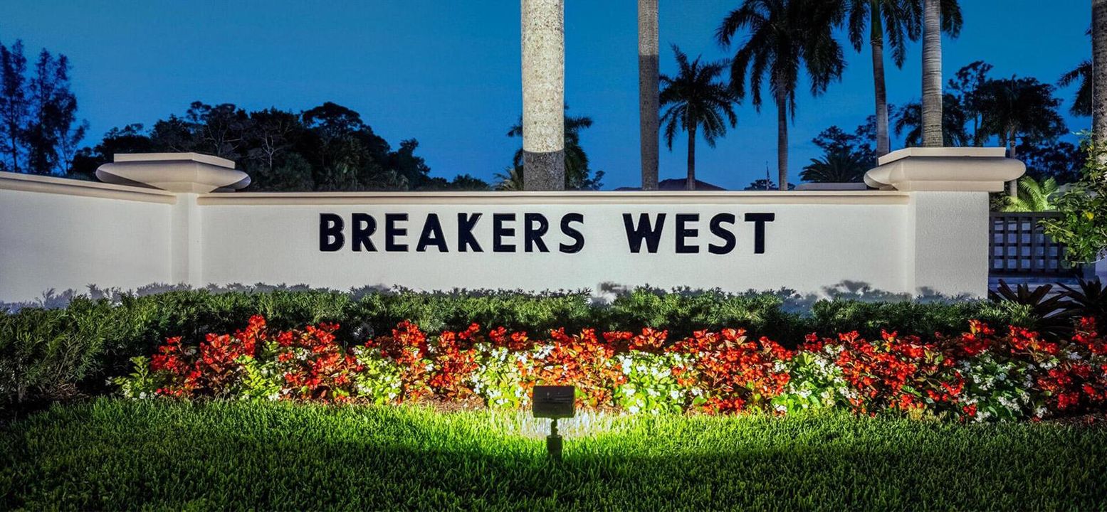 Breakers West gate