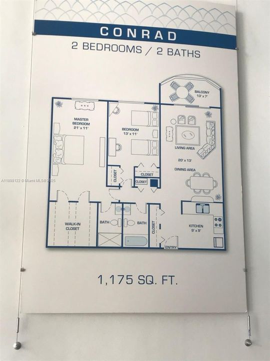 For Rent: $2,000 (2 beds, 2 baths, 1175 Square Feet)