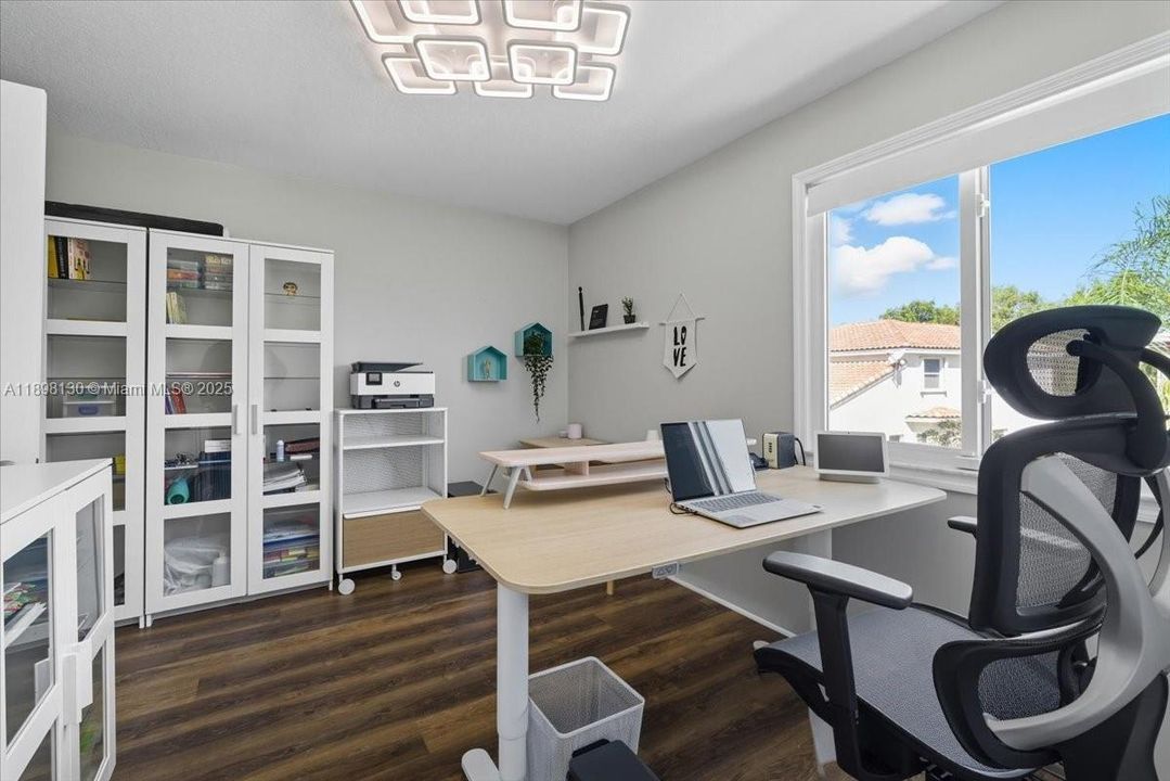 In master suite office