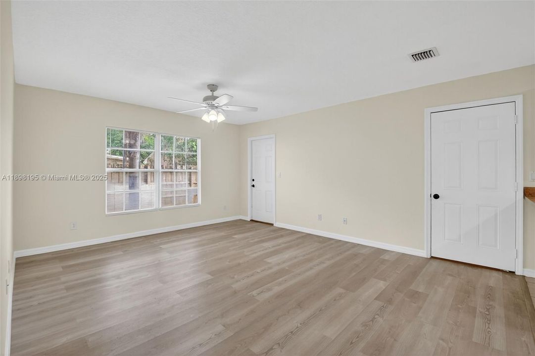 Exit to Garage & Laundry