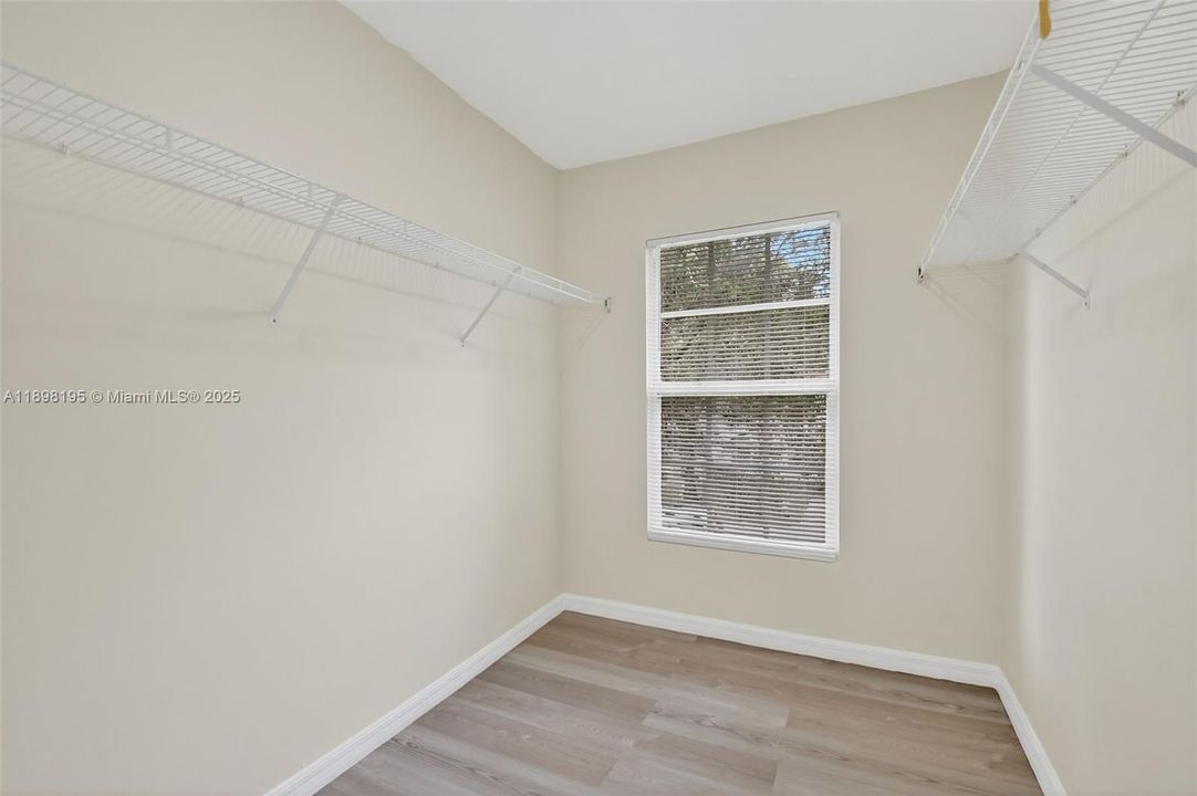 Upstairs 2 master walk in closets