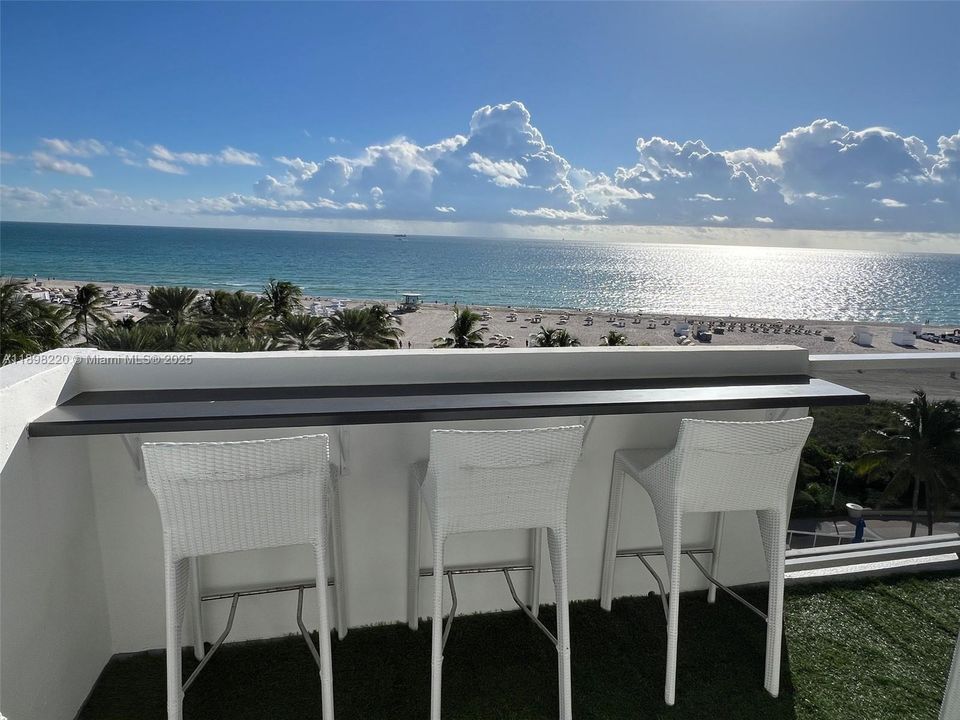Direct East Ocean Views from Private balcony
