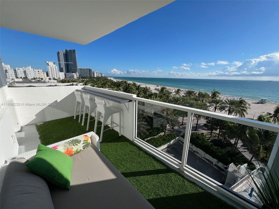 Direct East Ocean Views from Private balcony