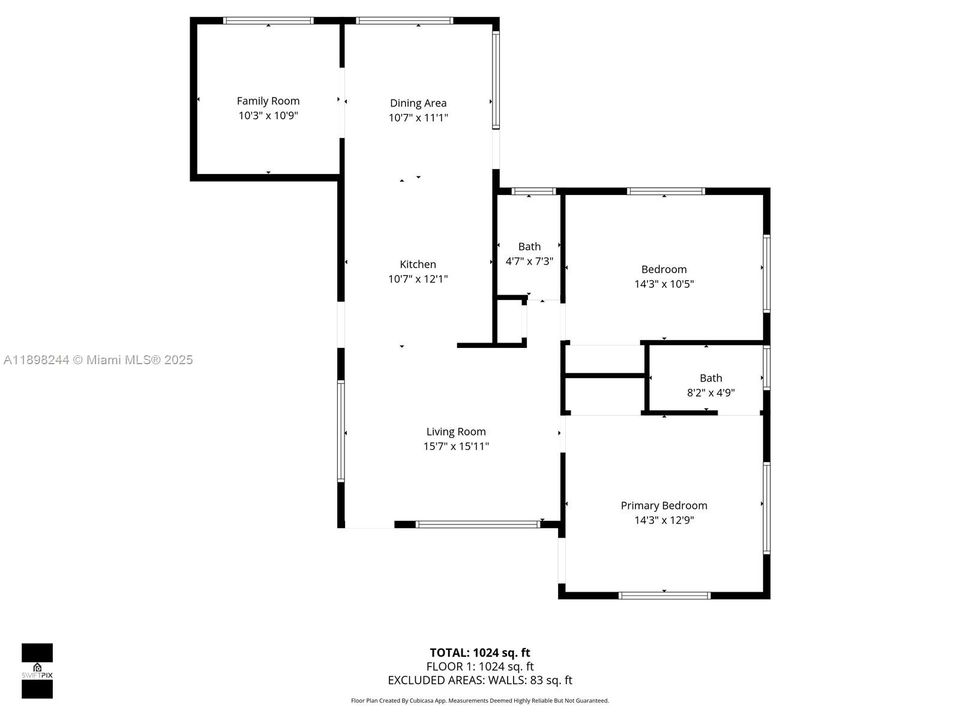Active With Contract: $614,900 (3 beds, 2 baths, 1176 Square Feet)