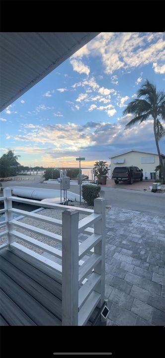 Front porch sunset views