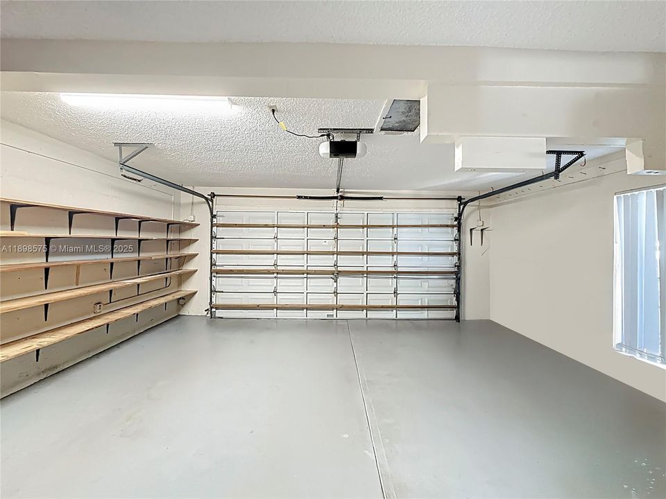 Ample 2-Car with Plenty of Storage Space