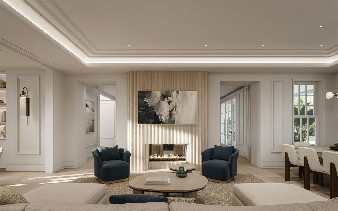 Living Room Fireplace