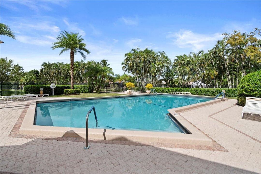 Resort style community pool