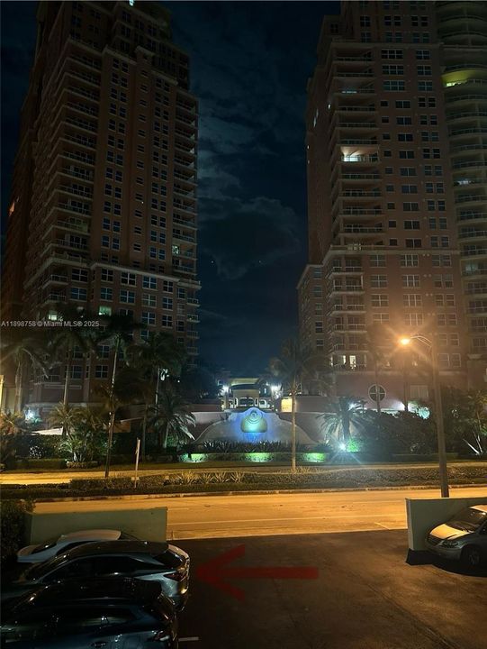 across the street view