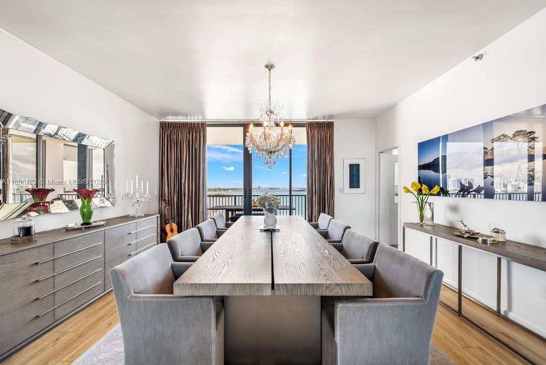 Dining Room facing North Picturesque view Right door to kitchen