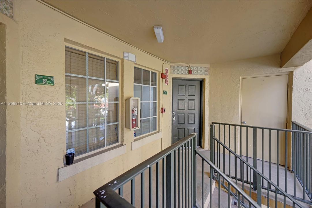 Front door and Storage Room