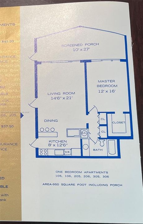待售: $369,000 (1 贝兹, 1 浴室, 950 平方英尺)