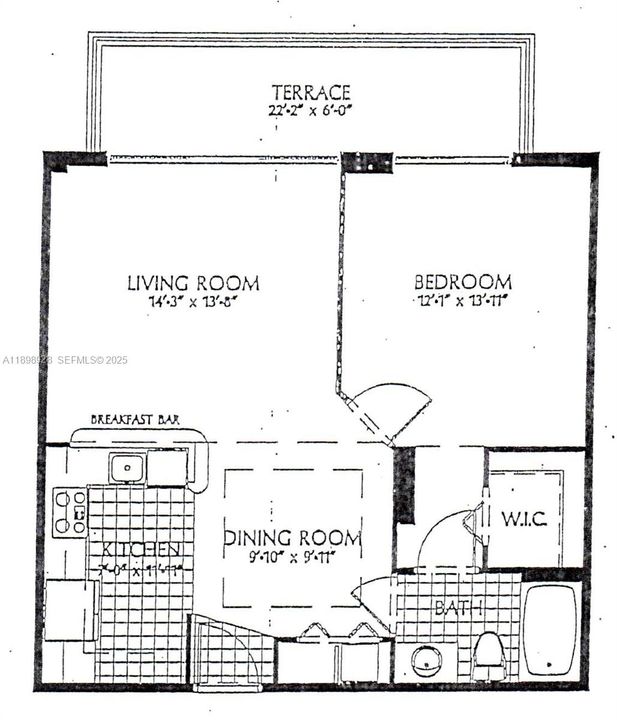 For Rent: $2,000 (1 beds, 1 baths, 685 Square Feet)