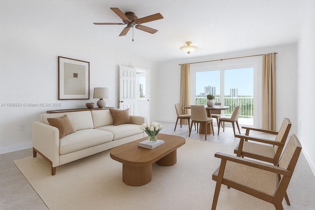 Virtually Staged Rendering