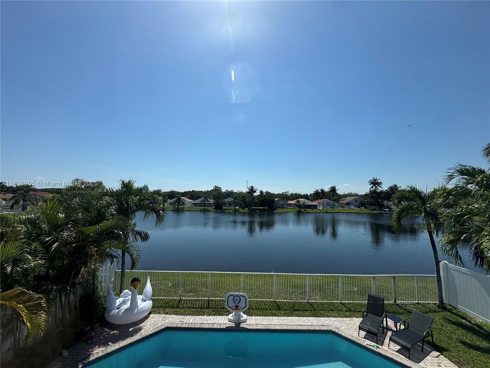 view from second floor master bedroom