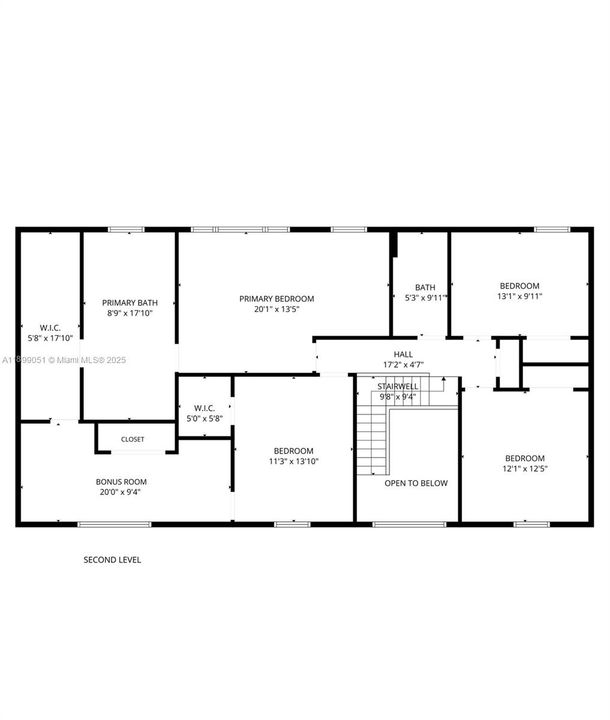 Second Level Floorplan