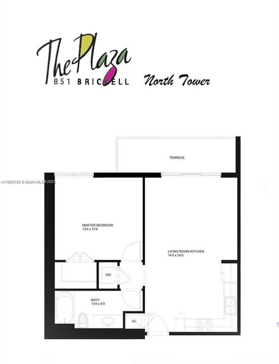 出租: $3,250 (1 贝兹, 1 浴室, 628 平方英尺)