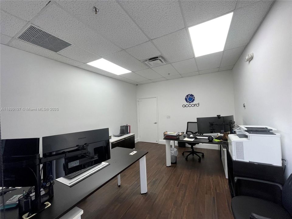 Spacious office space with AC and tiles floors