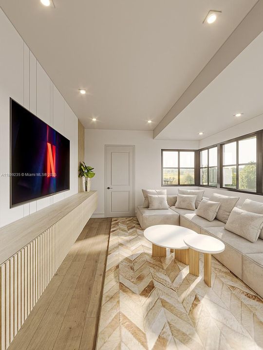 2nd floor media room