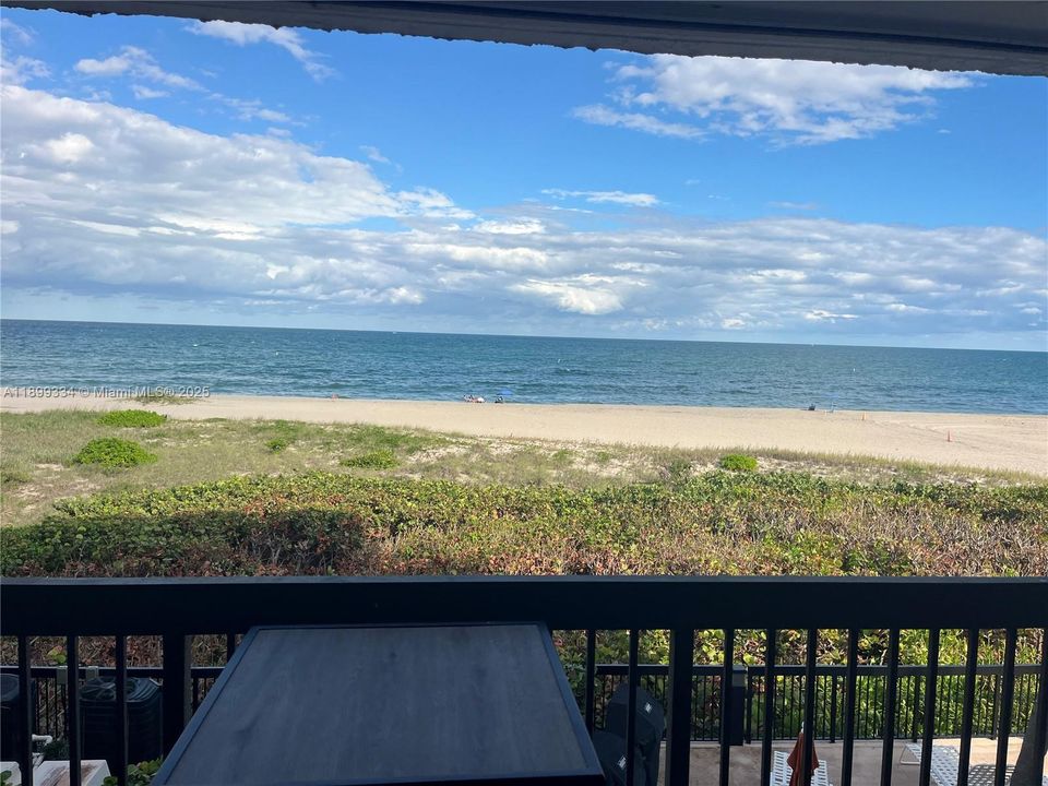 Direct east ocean view